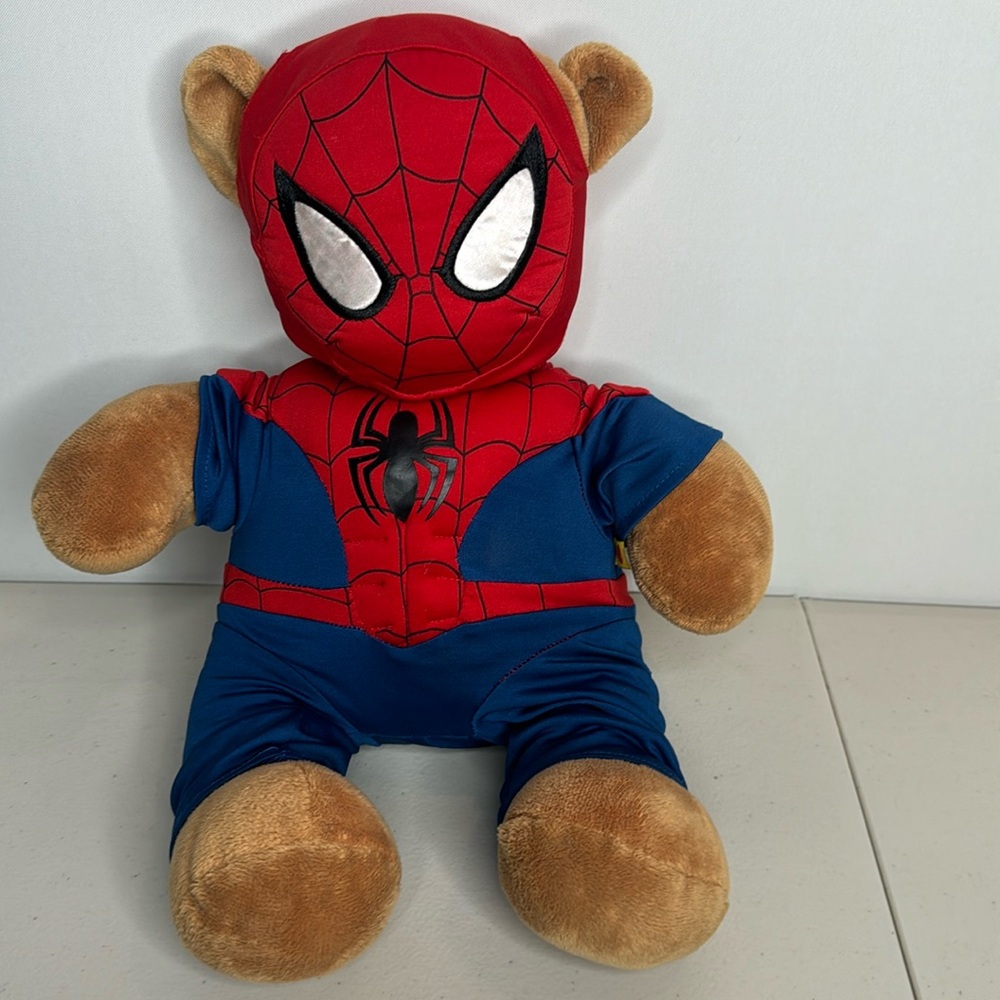 Spider-Man build a bear plush toy